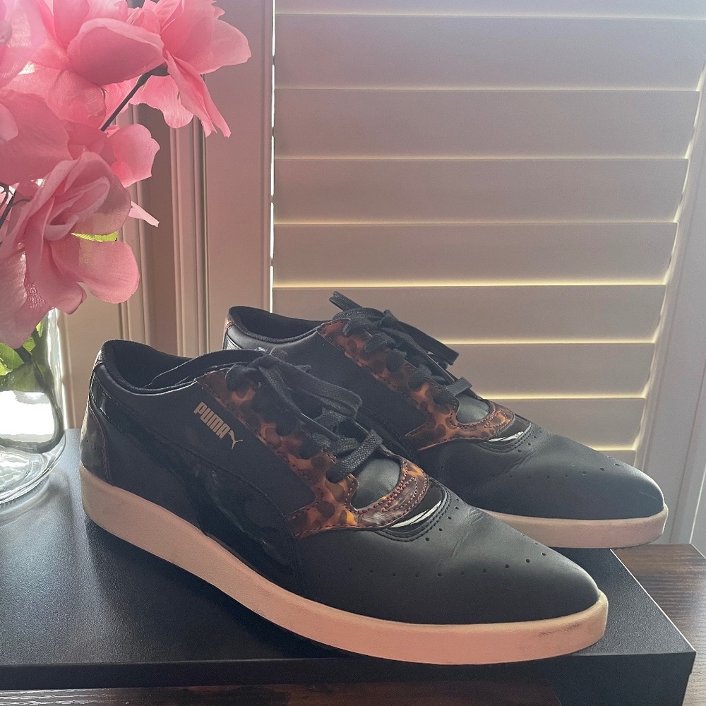 Leopard Print Puma Sneakers